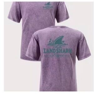 💕5/$15 Landshark Purple T-Shirt, unisex